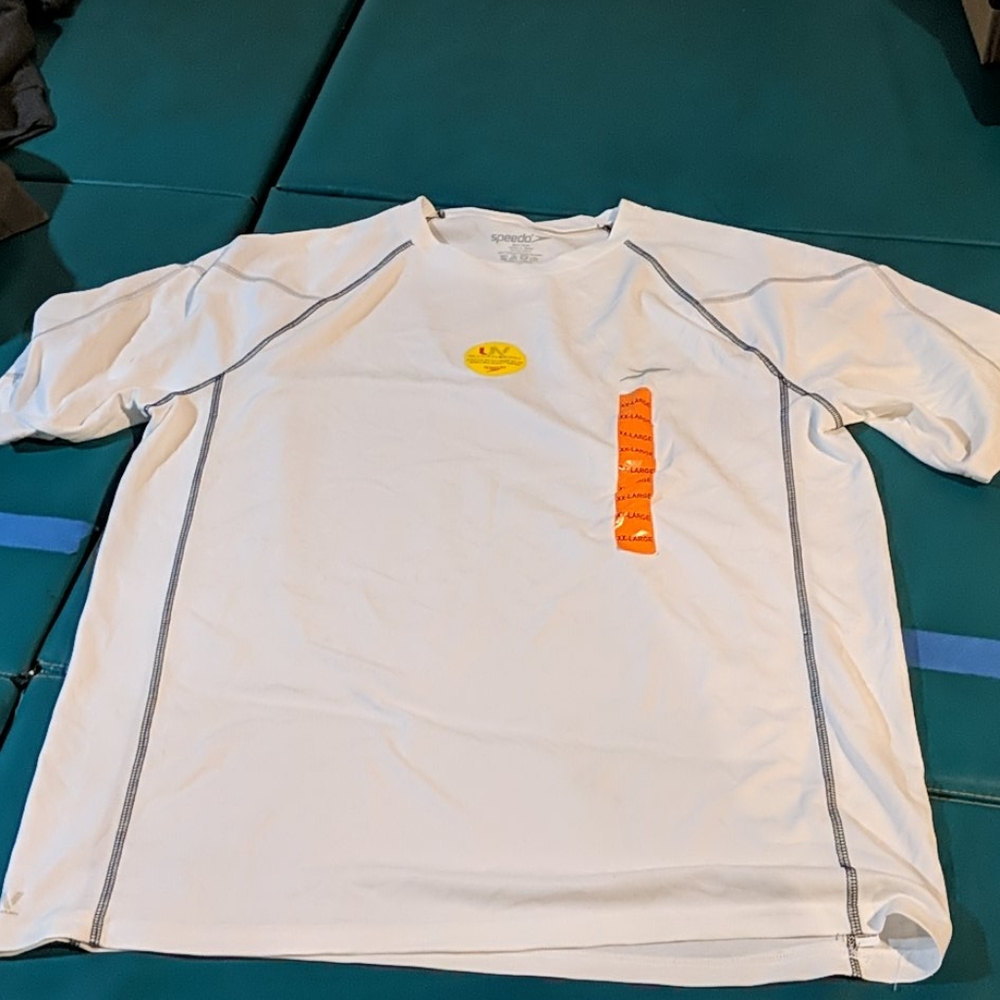 Mens speedo white shirt